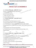 Lớp 12 13  180 bài tập chuyên đề cacbonhidrat   có lời giải chi tiết 
