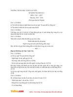 Đề thi học kì 2 môn Ngữ văn lớp 7 trường THCS Cao Viên, Thanh Oai năm 2015 - 2016