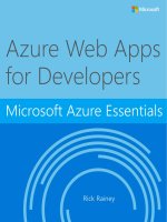 Azure Web Apps for developers