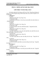 THUYET MINH DO AN MON HOC NEN MONG