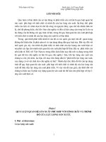 Vận dụng quy luật quan hệ sản xuất phù hợp với tính chất và trình độ của lực lượng sản xuất trong nền kinh tế thị trường định hướng XHCN 
