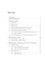 Luận văn thạc sĩ toán học định lý eckart young dạng rời rạc cho ma trận nguyên 