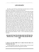 Vận dụng cặp phạm trù khả năng hiện thực để phân tích vấn đề du học cơ hội và thách thức của giới trẻ VN 