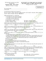 De thi thu mon hoa truong THPT DTNT tinh thanh hoa 