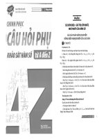 VNCLASS   chinh phục câu hỏi phụ khảo sát hàm số từ a đến z   nguyễn hữu bắc, nguyễn xuân nam 