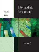 Solution manual intermediate accounting 9e by nicolai