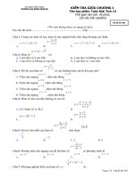 BUIKHANHDUY   KIEM TRA GIUA CHƯƠNG 1 GIAI TÍCH 12 