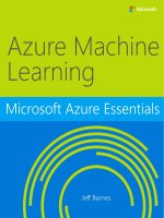 Microsoft Azure Machine Learning