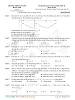 BTN075 THPT CHUYEN HUNG YEN LAN 2 