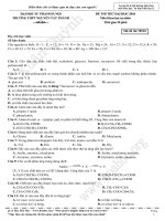 Đề + đa   THPT nguyễn tất thành   hà nội 