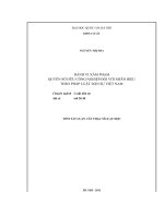 Hành vi xâm phạm quyền sở hữu công nghiệp đối với nhãn hiệu theo pháp luật dân sự Việt Nam