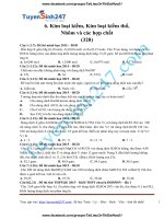 Lớp 12 07  320 bài tập chuyên đề kim loại kiềm, thổ và nhôm 