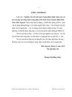 Nghiên cứu đề xuất một số giải pháp nhằm nâng cao vai trò của phụ nữ nông thôn trong phát triển kinh tế hộ ở huyện Định Hoá - Tỉnh Thái Nguyên