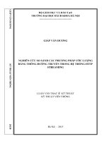 Nghiên cứu so sánh xác phương pháp ước lượng băng thông đường truyền trong hệ thông http streaming 