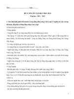 ĐỀ CƯƠNG ÔN TẬP ĐỊA LÝ LỚP 9 HỌC KÌ II