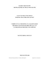 Nghiên cứu sự ảnh hưởng của loại dung dịch bôi trơn làm nguội tối thiểu đến lực cắt và nhám bề mặt khi tiện cứng thép 9 XC