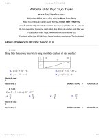 Toán họclớp 12đề thi học kỳ iđề số 6 