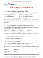 Lớp 12 06  280 bài tập chuyên đề đại cương kim loại 