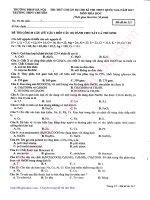 De thi thu mon hoa truong THPT chuyen DH su pham lan 2 2017 