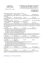 De thi thu mon hoa so giao duc va dao tao tinh bac ninh lan 1 2017 