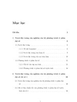 Luận văn thạc sĩ toán học chỉ số véc tơ và ứng dụng trong nghiên cứu ổn định phương trình vi phân 