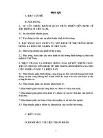 Những mâu thuẫn trong quá trình phát triển nền kinh tế thị trường theo định hướng XHCN ở nước ta hiện nay 