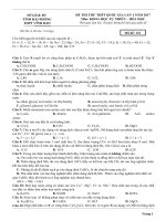 THPT vĩnh bảo, hải phòng hóa học   lần 1   năm 2017   file word có lời giải 
