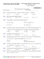 BTN049 THPT CHUYEN THAI BINH LAN 3 