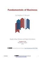 Fundamentals of business (complete) 