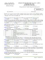 De thi thu mon hoa truong THPT yen lac vinh phuc lan 3   bloghoahoc 