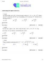 Toán họclớp 12đề thi học kỳ iđề số 90 