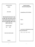 Thế chấp quyền sử dụng đất của hộ gia đình - thực tiễn áp dụng tại ngân hàng thương mại quốc tế Việt Nam - Đề xuất giải pháp hoàn thiện các quy định của pháp luật
