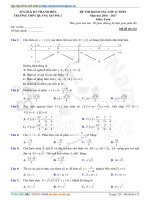 BTN113 THPT QUANG XUONG 1 THANH HOA LAN 3 HDG 