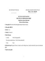 ĐỀ CƯƠNG CHI TIẾT HỌC PHẦN PHÂN TÍCH TÀI CHÍNH DOANH NGHIỆP