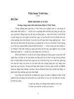 Hình thái kinh tế xã hội trong công cuộc đổi mới toàn diện ở VN 