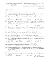 BTN117 THPT CHUYEN LE QUY DON   QUANG TRI   LAN 1 