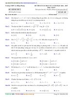 BTN083 THPT CHUYEN LE HONG PHONG   NAM DINH   8 TUAN KH2 