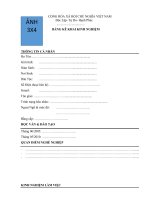 MẪU BẢNG kê KHAI KINH NGHIỆM XIN VIỆC