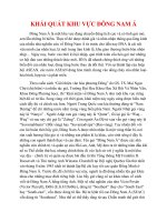 Khát quát khu vực Đông Nam Á và văn học các nước Đông Nam Á