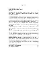 LUẬN VĂN KINH TẾ ĐỘC QUYỀN: Lợi Ích Kinh Tế Của Nông Dân Trong Chuyển Đổi Cơ Cấu Cây Nguyên Liệu Giấy Ở Tỉnh Phú Thọ Hiện Nay