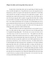 TIỂU LUẬN tâm lý học   PHẠM TRÙ NHÂN CÁCH TRONG tâm lý học mác xít