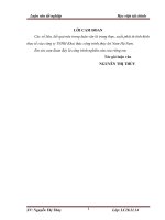 Báo cáo khóa luận tốt nghiệp chuyên ngành kế toán