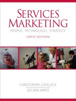 Services marketing people technology strategy 6th