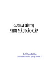 Điều trị nhồi máu não cấp