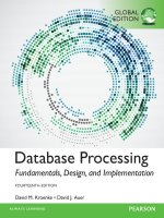 Database Processing. Fundamentals, Design, and Implementation