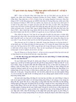 Về quá trình xây dựng Chiến lược phát triển kinh tế - xã hội ở Việt Nam