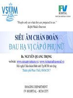 Siêu âm chẩn đoán đau hạ vị cấp ở phụ nữ