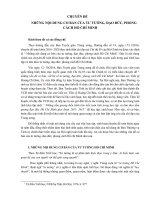 Chuyên đề: Những nội dung cơ bản của tư tưởng, đạo đức, phong cách Hồ Chí Minh