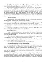 Hệ thống đề thi  đáp án  08 câu kinh tế chính trị  cao cấp lý luận chính trị