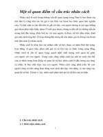 TIỂU LUẬN tâm lý học   một số QUAN điểm cấu TRÚC về NHÂN CÁCH